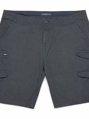 Indigo Beast Cargo Shorts Men's Size 40 Black Cotton Stretch Utility Cargo Short